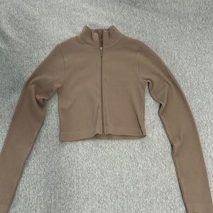 Garage Cropped Zip Up | Size XS |